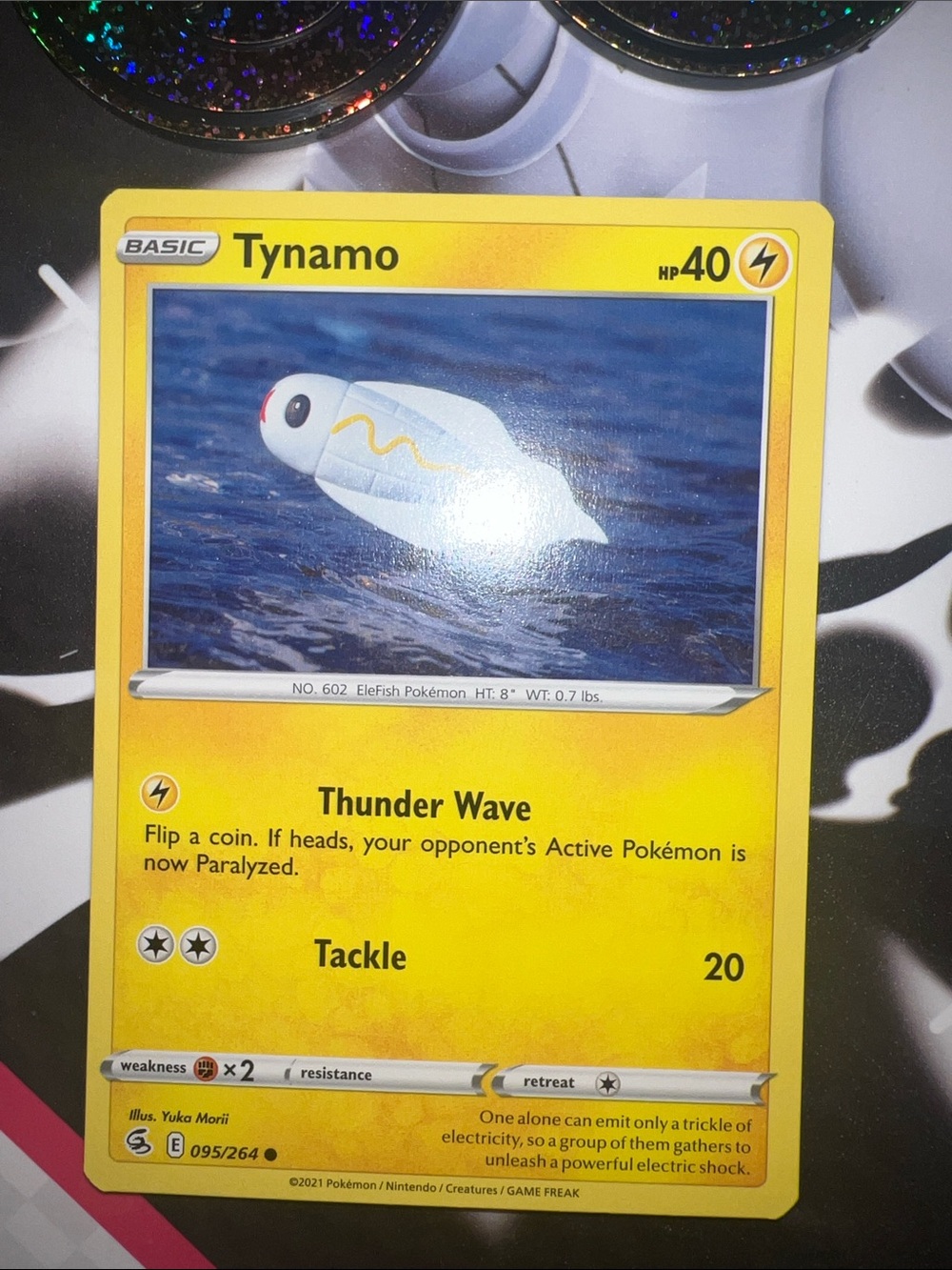 Pokemon Tynamo Yellow Lightning Basic Card